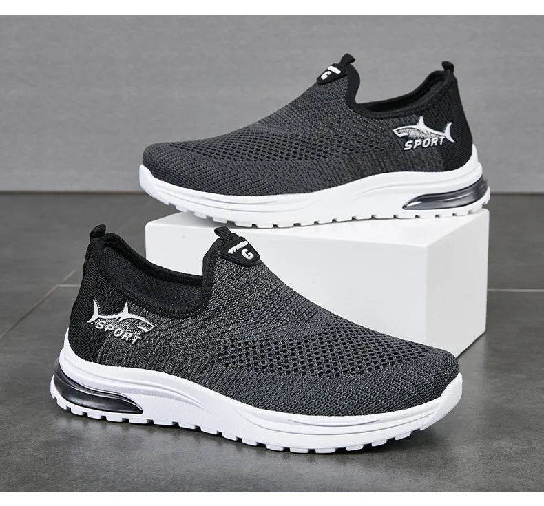 Men's summer shoes 2025 new lazy shoes breathable mesh casual sports shoes man comfortable cheap shoes clearance free shipping