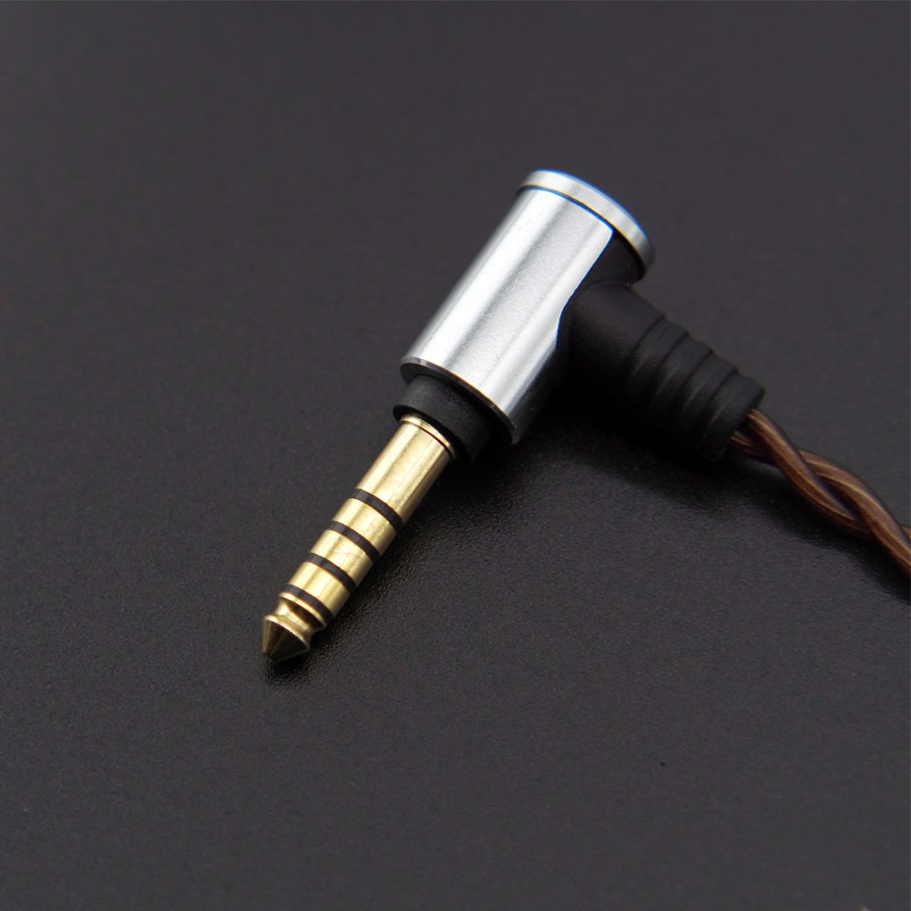 Auriculares FAAEAL Rosemary de cabeza plana, estándar de 3,5 mm/TRRS de 4,4 mm y 2,5 mm, balanceados, 150 ohmios, para música de bajos de alta fidelidad.