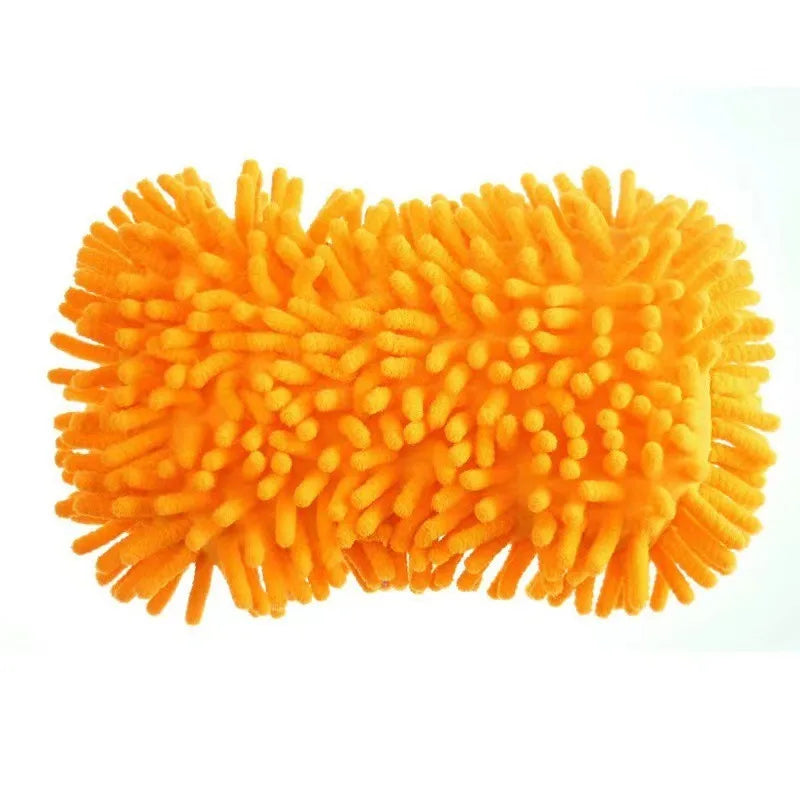 2Pcs Coral Car Wash Mitts Car Cleaning Sponge Care Detailing Brushes Auto Gloves Styling Car Cleaning Tools Auto Accessories