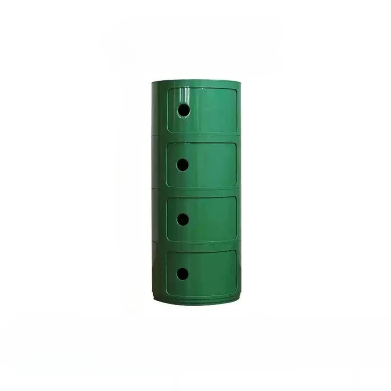 Nordic Ins Net Red Bedside Table Modern Minimalist White Round Creative Small Cabinet Mini Simple Plastic Side Cabinet 협탁