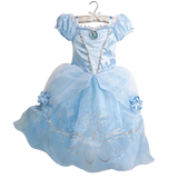 Elsa Anna Kid Princess Girls Dress Rapunzal  Kids Cosplay Halloween Vestidos Children Costume Birthday Party Dress
