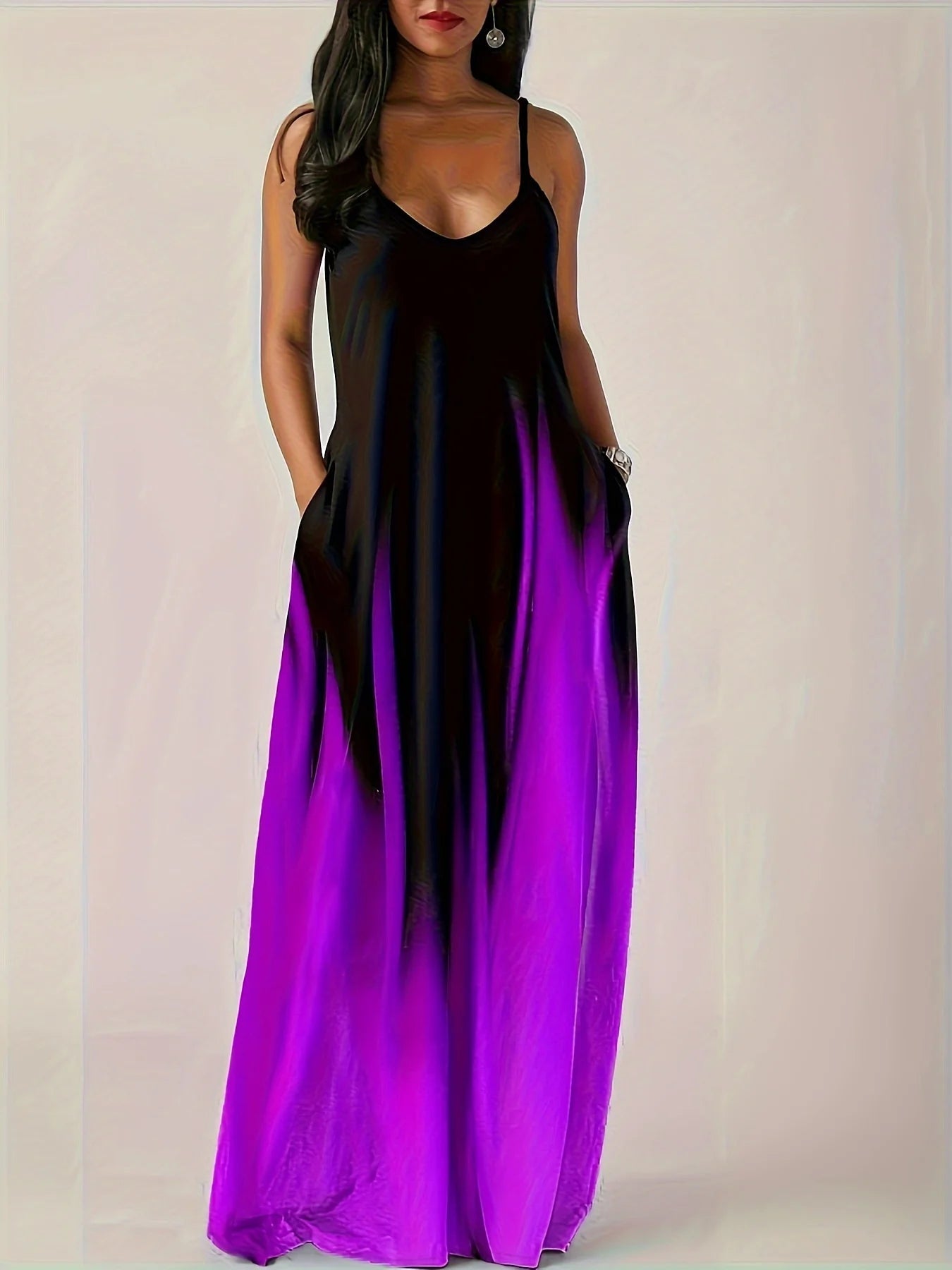 Vestido camisola largo de estilo fresco de verano, moda abstracta, vestido estampado de temperamento callejero, talla grande 