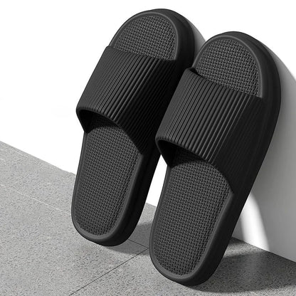 Fashion Men's Women's Sandals Anti-Slip Wear-Resistant EVA Thick Sole Comfortable Home Slippers Bathroom Bath Flip-Flops