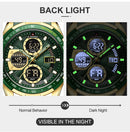 New NAVIFORCE Watches for Men Leather Mens Military Sport Waterproof Watch Quartz WristWatch Chronograph Male Clock