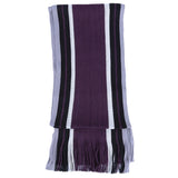 Classic Striped Outdoor Scarves Men Cashmere Soft Knitted Striped Scarf Long Tassel Neck Warmer Men'S Winter Scarf