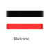 black and red