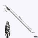 Extra Long 100mm Rotary Rasp File Carving Grinder Abrasive Tools Carbide Burr Alloy Bits Milling Cutter Drill For Metal Wook