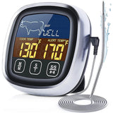 Termómetro digital inalámbrico TP700 para horno de cocina, barbacoa, parrilla, horno, temporizador de carne, ajuste manual de temperatura.