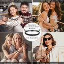 26 letras inicial coração pulseiras artesanais ajustável A-Z nome trançado pulseiras para mulheres homens amizade jóias presentes