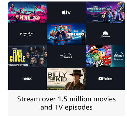 All-New Amazon Fire TV 4K MAX, Android TV Box, Netflix 4K Streaming stick with wifi 6E.16GB Storage (Without Batteries)