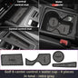 4 pcs Suede Waterproof Non-Slip Cup Coasters Center Console Car Decor for Volkswagen Golf 8 R-Line & Pro Accessories