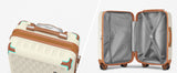 7ce Lightweight Durable Luggage Set, Family Travel Suitcase with TSA Lock and Smooth Spinner Wheels-Pie