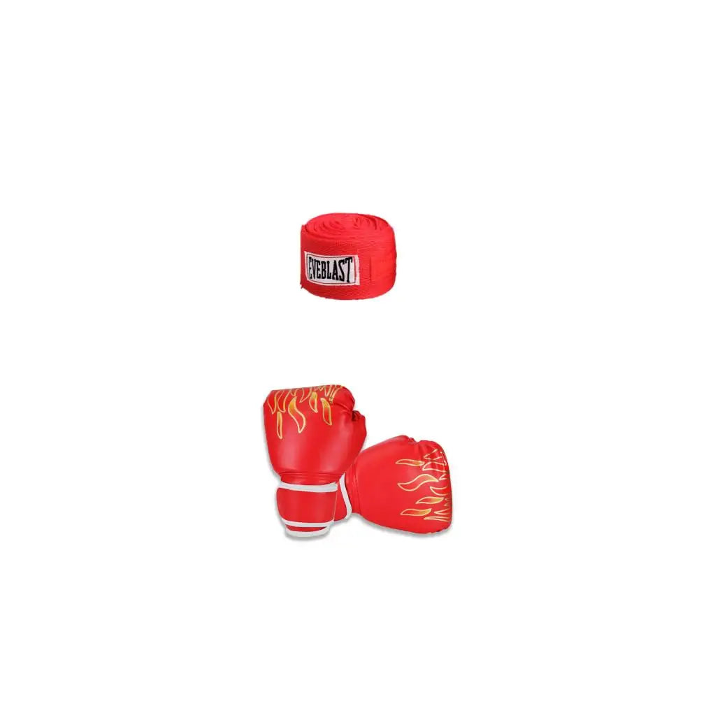 Kids Boxing Gloves Children Punch PU Leather Fitness Mitts Hitting Hand Protector Punch Target Bag MMA Training Sport Wristband