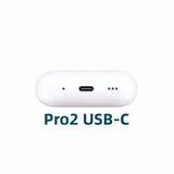 2025 NEW IOS18 ANC Pro 2 Wireless Bluetooth Earbuds Active Noise Cancellation Gaming Handfree Headset Earphone USB-C Type Cable