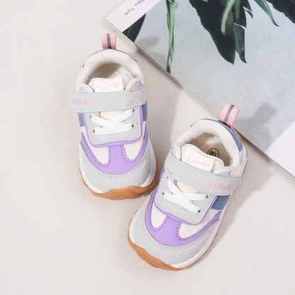 Spring and Autumn Children Casual Sports Shoes High Quality Anti Slip Walking Shoes for Girl Boy Cute Baby Prewalker Shoes BM16