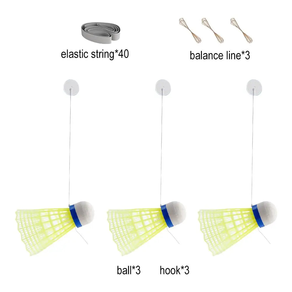 Badminton Trainers Stretch Professional Badminton Machine Robot Racket Training Sport Self-study Practice Training Accessories