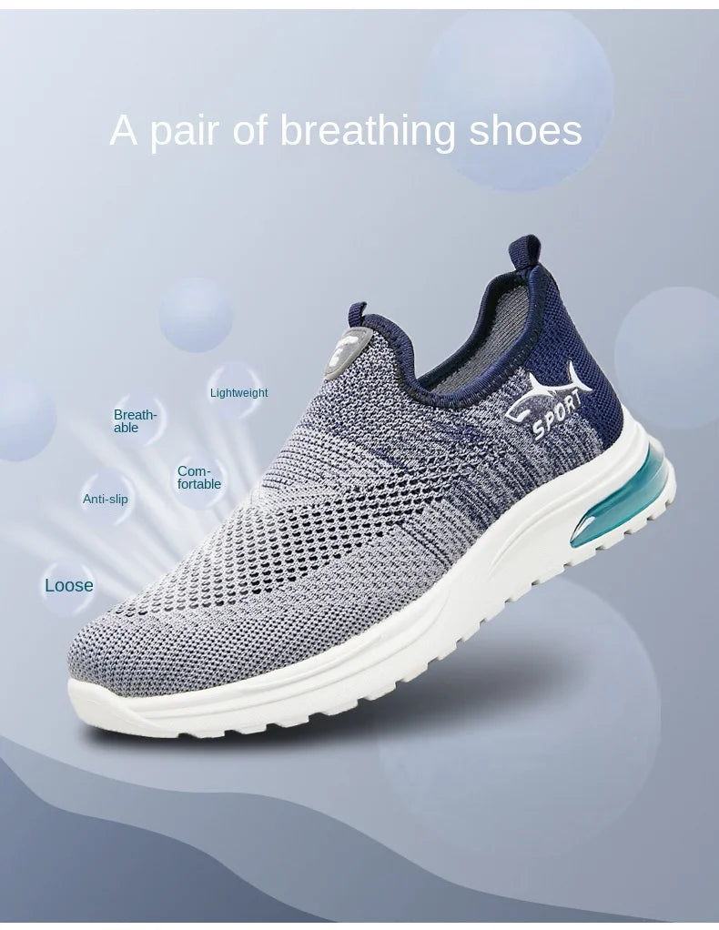 Men's summer shoes 2025 new lazy shoes breathable mesh casual sports shoes man comfortable cheap shoes clearance free shipping