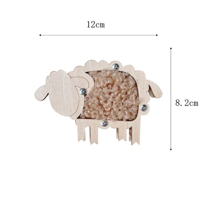 Busy Board DIY Montessori Toys Lock Mobile Children Wood Chips Skill Training Parent-Child Game Puzzle Intelligence Development