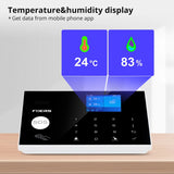 FUERS WIFI GSM Alarm System Wireless Home Burglar Security Alarm System Tuya APP Control Siren Motion Detector PIR Smoke Sensor