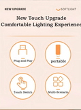 Portable Dimmable Touch Control 10LEDs USB Night Light 5V Bulb for Bedroom Study PC Laptop Mobile Power Bank Plug in Lighting