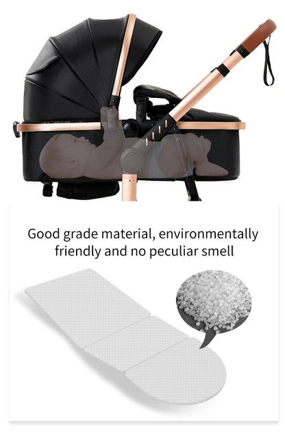 Cochecitos 3 en 1, cochecito de bebé, asiento de coche, cochecito de viaje, cochecito para recién nacidos, paisaje alto, artículos para madres, niños y bebés.