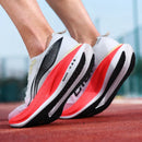 Marathon Cushion Carbon Plate Sports Running Shoes Men Breathable Lightweight Women Comfortable Nonskid Speciality Sneakers 45