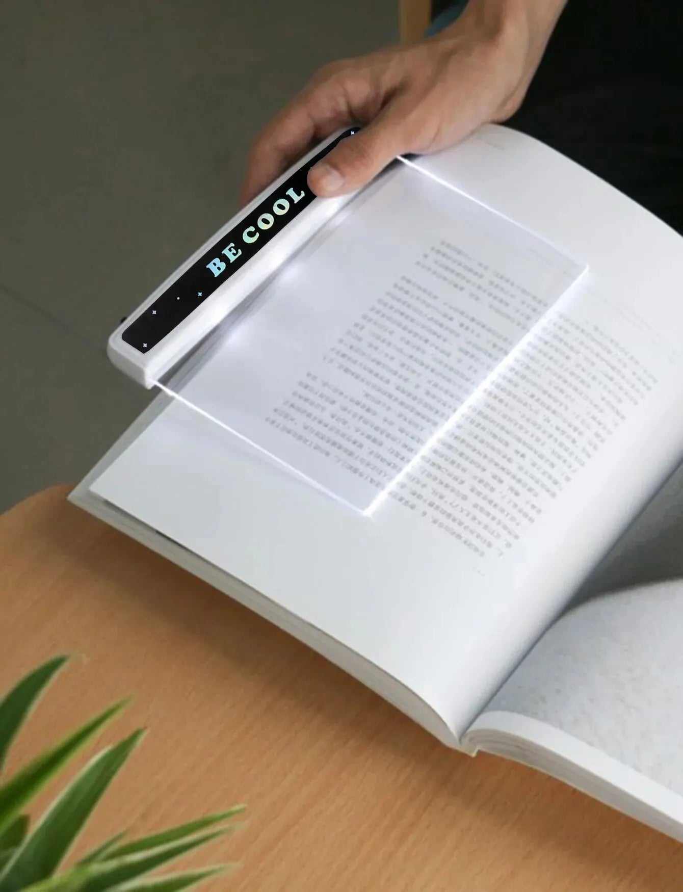 1Pc LED Flat Panel Night Vision Reading Light Eye Protection Reading Light Student Night Light Creative LED Book Eye Care Light
