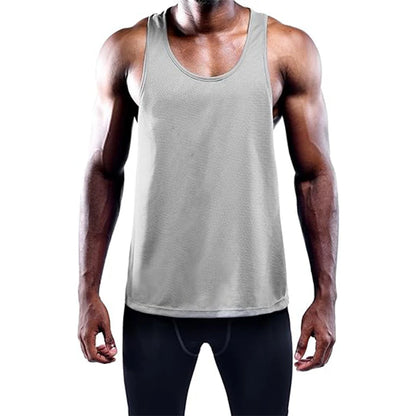 Correndo tanque superior dos homens verão esporte ginásio colete de treinamento secagem rápida tanktop treino singlets homem fitness musculação sem mangas camisa