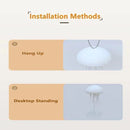 Upgraded Silent Jellyfish Lamp, Jelly Fish Light With Dancing Legs, Voice Control for Bedrooms, Living Room and Christmas Gifts