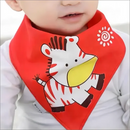 5pcs Baby Bibs Waterproof Pure Cotton Bilayer Saliva Towel Triangle Scarf Newborn Boys Girls Absorbent Cloth Bib Saliva Scarf