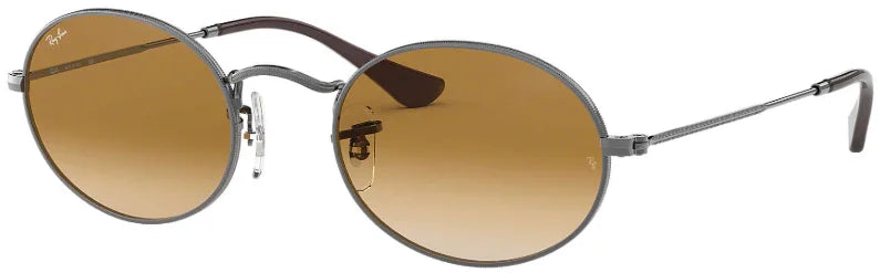 Ray-Ban Original Classic RB3547 Oval Flat Glass Lens Sunglasses in Box