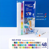 Acrylic marker pen set/12-60 colors/multi-purpose art watercolor pen/quick drying/student painting marker/stationery supplies