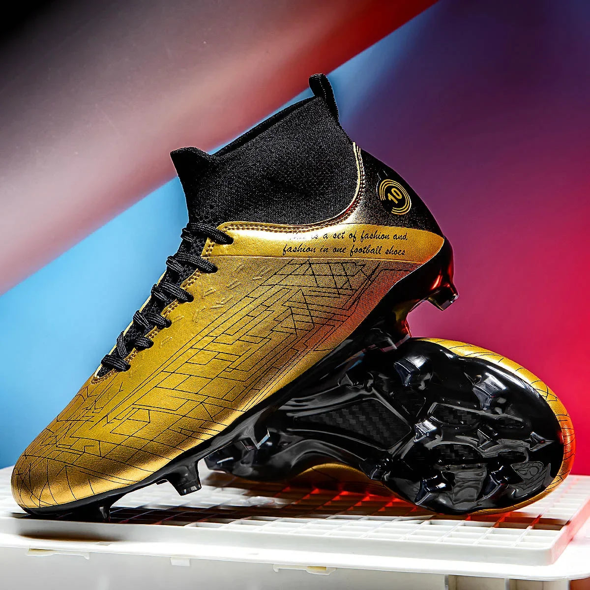 Botas de fútbol de alta calidad para hombre, originales, profesionales, para entrenamiento en interiores, ultraligeras y rápidas.