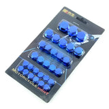 30pcs 0.8cm/1cm/1.2cm/1.4cm Motorcycle Screw Set Decorative Caps Nut Covers Motorcycle Modification Accessories for Yamaha Honda
