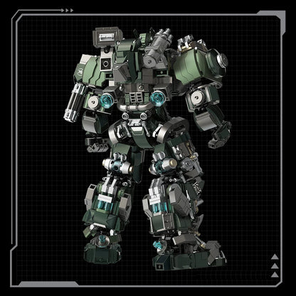 1403pcs Large Mecha Warrior Building Blocks Set Battle Robots Action Figure Model Kits Adult Teens Assembled Toys Gifts For Boys