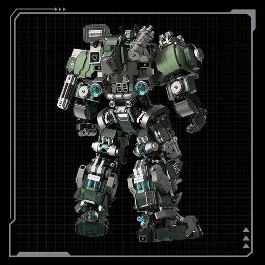 1403pcs Large Mecha Warrior Building Blocks Set Battle Robots Action Figure Model Kits Adult Teens Assembled Toys Gifts For Boys