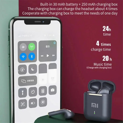 Auriculares inalámbricos Xiaomi con cancelación de ruido, actualización Bluetooth 5.3, auriculares intraaurales para música HD, manos libres con micrófono