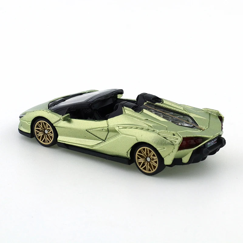 TSC 1/64 Lamborghini Lightning Convertible Edition Car Alloy Motor Vehicle Diecast Metal Model Kids Xmas Gift Toys for Boys