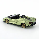 TSC 1/64 Lamborghini Lightning Convertible Edition Car Alloy Motor Vehicle Diecast Metal Model Kids Xmas Gift Toys for Boys