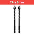 Cross Hex Drill Bit Set For Concrete Porcelain Tile Glass Metal Professional Multifunction Drill Bits Kit Tools Carbide Drills