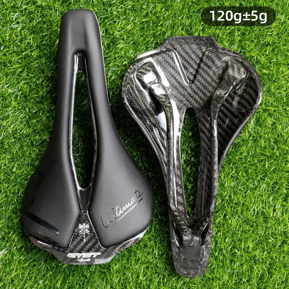 RYET Bicycle Saddle Ultralight Racing Bike Full Carbon Bike Seating Saddles 115g 7x9mm Road Sports Cushion Cycling Accessories