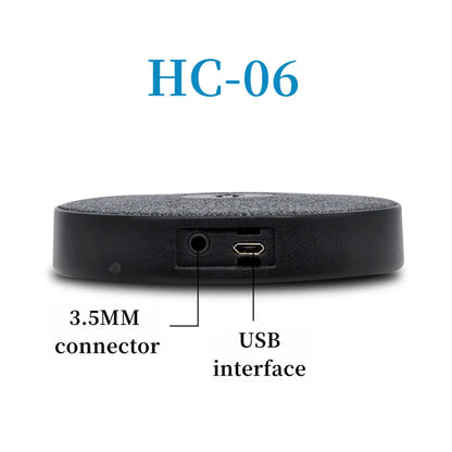 HCSTVCON Microphone Omnidirectional Video Conference Mini Portable 360° Voice Pickup USB Plug for Meeting Business Online Live