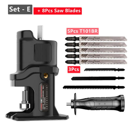 Portable Reciprocating Saw Adapter Electric Drill Modified Electric JigSaw Curve Saw Power Tool for Wood PVC Steel Pipe Cutting