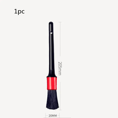 Kit de 1/5 cepillos de limpieza para coche, cepillos de detalle para el interior del coche, juego de cepillos de limpieza para llantas de plástico