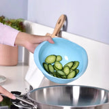 Rice Sieve Plastic Colander Kitchen Drain Basket with Handles Rice Bowl Strainer Basket Sink Drain Kitchen Tools