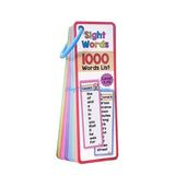 831D Sight Words Flash Cards High Frequency Word Lists Language Learning Tool Educational for Kids and Adults