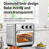 Smart Air Fryer Oven, 26L/13L Large Capacity Electric Air Fryer, Visible Window, Household Kitchen Deep Fryer without Oil, EU 220V