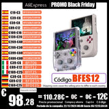 Consola de juegos portátil MIYOO Mini Plus, pantalla IPS clásica de 3,5 pulgadas, sistema Linux, regalo de Navidad, consola de juegos retro