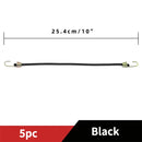 5/10PCS Elastic Luggage Strap with Fixed Socket Small Hook 4mm Latex Mini Rope for Camping Fixed Elastic Cord Accessory