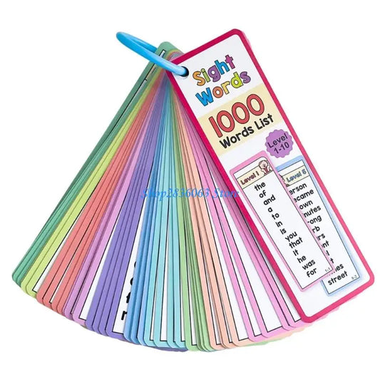 831D Sight Words Flash Cards High Frequency Word Lists Language Learning Tool Educational for Kids and Adults